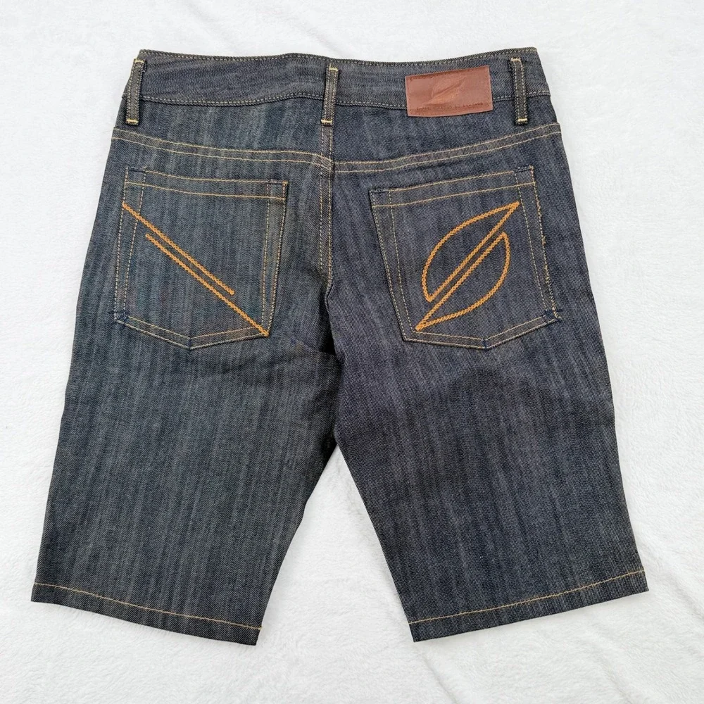 Vintage Y2K Skatera Denim Skate Shorts Womens Size 5 Jorts Dark Wash Bermuda